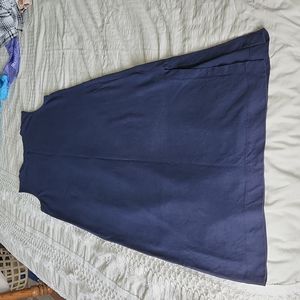 EVERLANE blue sleeves dress